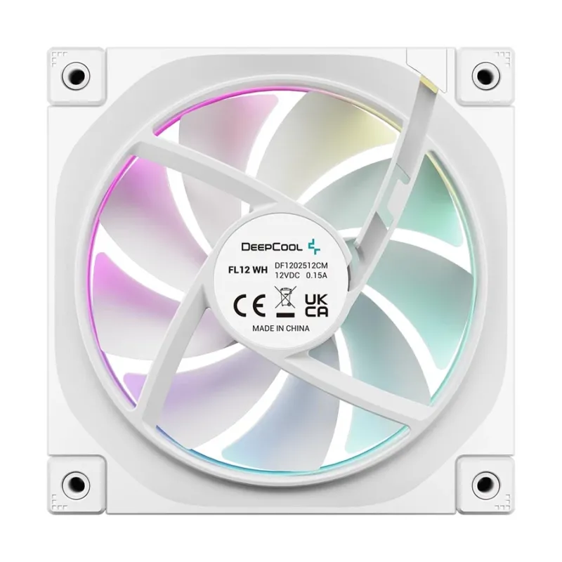 Deepcool FL12 WH ARGB (1xFAN) White Casing Cooling Fan