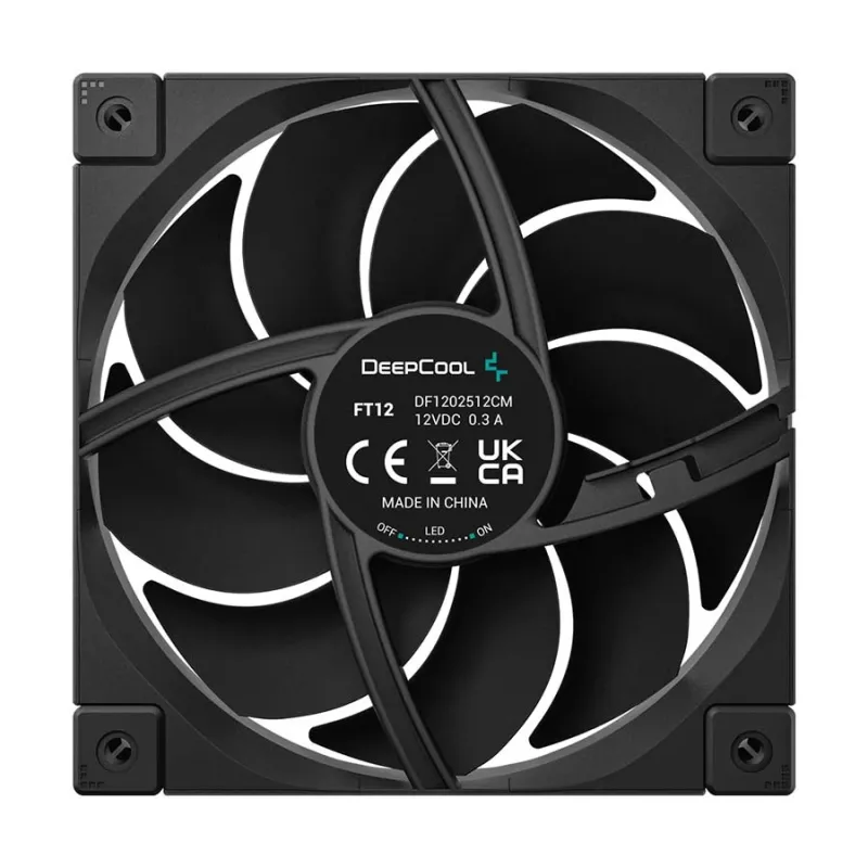 DeepCool FT12 Black 120mm Case Fan