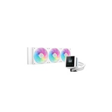 DeepCool MYSTIQUE 360 WH ARGB 360mm Liquid CPU Cooler with LCD Screen