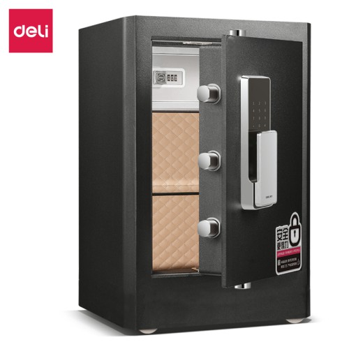 Deli 4116G Fingerprint Password Digital Safe Box / Locker / Vault Deli 4116G Fingerprint Password Digital Safe Box / Locker / Vault