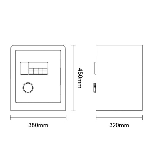Deli ET551 Password Digital Safe Box / Locker / Vault Deli ET551 Password Digital Safe Box / Locker / Vault