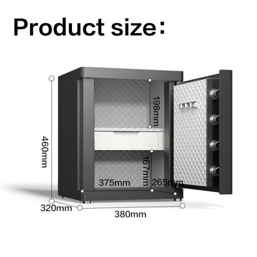 Deli ET593 Fingerprint Password Digital Safe Box / Locker / Vault Deli ET593 Fingerprint Password Digital Safe Box / Locker / Vault