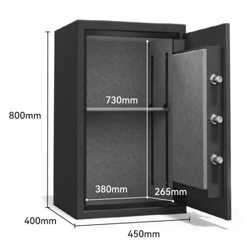 Deli ET602 Fireproof Digital Safe Box / Locker / Vault Deli ET602 Fireproof Digital Safe Box / Locker / Vault