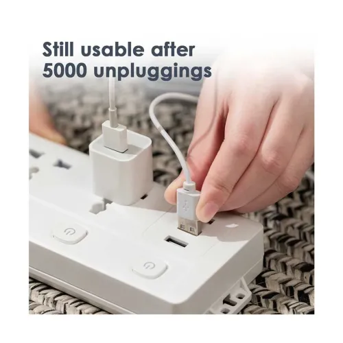 Deli ET411 2 Pin 4 Port 2 Meter Power Strip