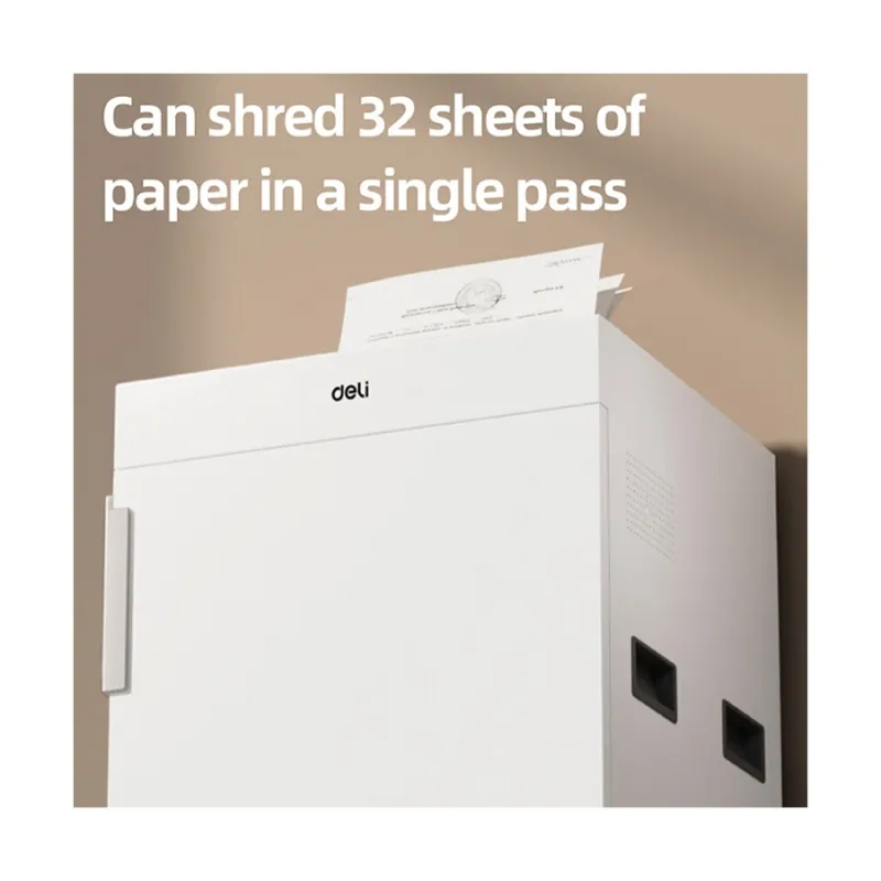 Deli C9909 P4 32 Sheet Industrial Paper Shredder