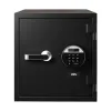 Deli ET581 Black Digital Safe Box (Key, Password & Fireproof)