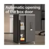 Deli ET594 Black Automatic Door Digital Safe Box (Key, Password & Fingerprint)