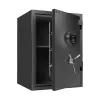 Deli ET600 Dark Gray Digital Safe Box (Key, Password & Fireproof) Deli ET600 Dark Gray Digital Safe Box (Key, Password & Fireproof)