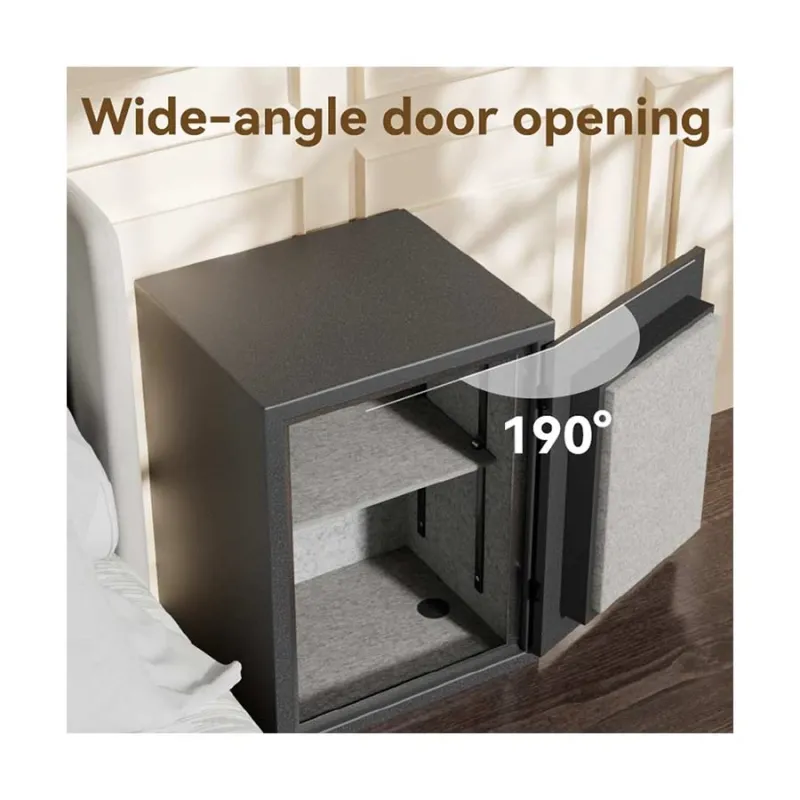 Deli ET600 Dark Gray Digital Safe Box (Key, Password & Fireproof) Deli ET600 Dark Gray Digital Safe Box (Key, Password & Fireproof)