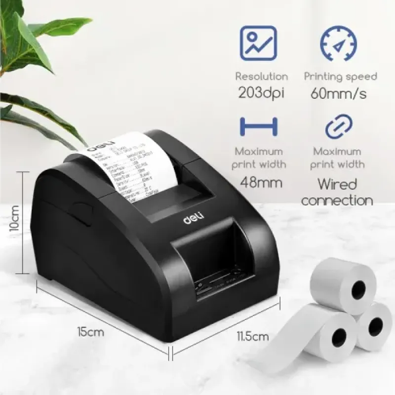 Deli ES420 Thermal POS Receipt Printer