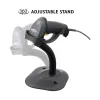 Zebra LS2208 Single Line Laser Barcode Scanner with Stand