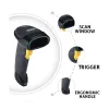 Zebra LS2208 Single Line Laser Barcode Scanner with Stand