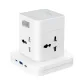 Deli ET762 4 Port 1.6 Meter Standing Power Strip