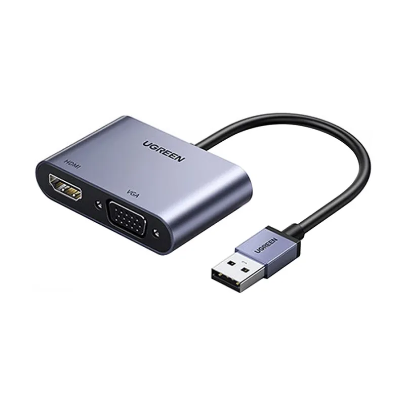 Ugreen CM449 USB-A to HDMI/VGAConverter #20518