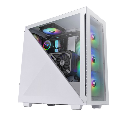 Thermaltake Divider 300 TG Snow ARGB Mid Tower Desktop Casing