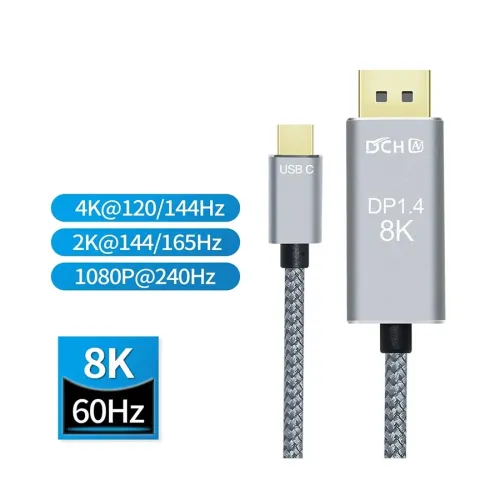 Dtech DCH-2917 1M Type-C to DP Cable