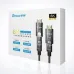 Dtech DT-HF3005 5 Meter Type-D to Type-A Dual Connector Fiber Optic HDMI Cable