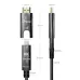 Dtech DT-HF3005 5 Meter Type-D to Type-A Dual Connector Fiber Optic HDMI Cable