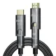 Dtech DT-HF3010 10 Meter Type-D to Type-A Dual Connector Fiber Optic HDMI Cable