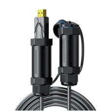Dtech DT-HF8050KF 50 Meter 8K HDMI Armor Fiber Optic Cable With Waterproof Shell