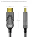 Dtech DT-HF8050KF 50 Meter 8K HDMI Armor Fiber Optic Cable With Waterproof Shell