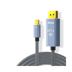 Dtech TB-2917 2M Type-C to DP Cable