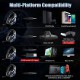 EKSA E3000 USB Stereo Lightweight Comfortable Gaming Headphones – Black