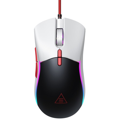 EKSA EM200 RGB Wired Gaming Mouse (Black/White)