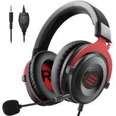EKSA E900 Noise Cancelling Stereo Gaming Headset Red