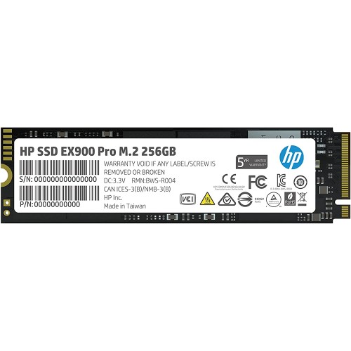 HP EX900 Pro M.2 256GB PCIe NVMe Internal SSD