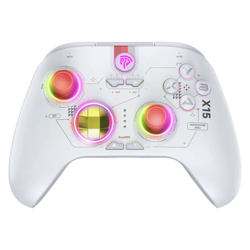 EasySMX X15 RGB Tri-Mode Wireless With Hall Joystick Controller EasySMX X15 RGB Tri-Mode Wireless With Hall Joystick Controller