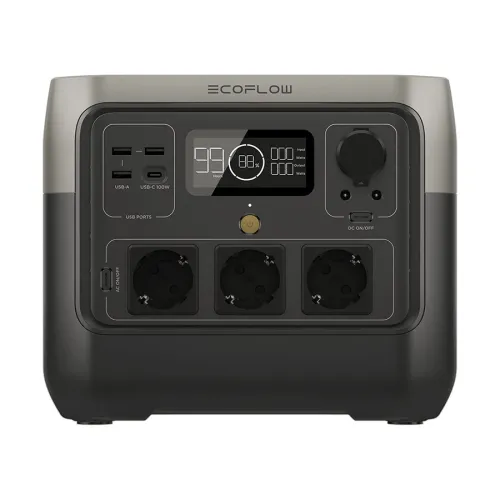EcoFlow River 2 Pro 768Wh 800W Output Gray Portable Power Station
