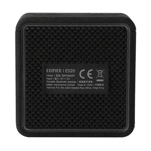 Edifier ES20 Black Portable Bluetooth Speaker