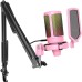 FIFINE AmpliGame A6T RGB USB Condenser Microphone With Boom Arm