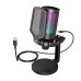 FIFINE AmpliGame A6T RGB USB Condenser Microphone With Boom Arm