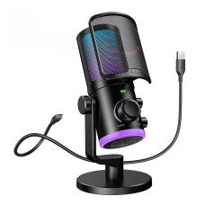 FIFINE AmpliGame AM6 RGB USB Microphone