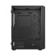 1STPLAYER FIREBASE X4 Gaming Case With 4 ARGB Fan (Black)