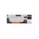Furycube X87 Full Hot-swappable Mechanical Keyboard Gray White Orange