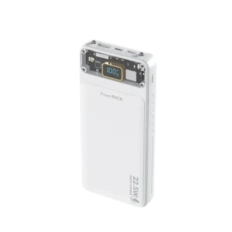 Fantech T1 10000mAh Mini 22.5W Fast Charging Transparent Display Power Bank