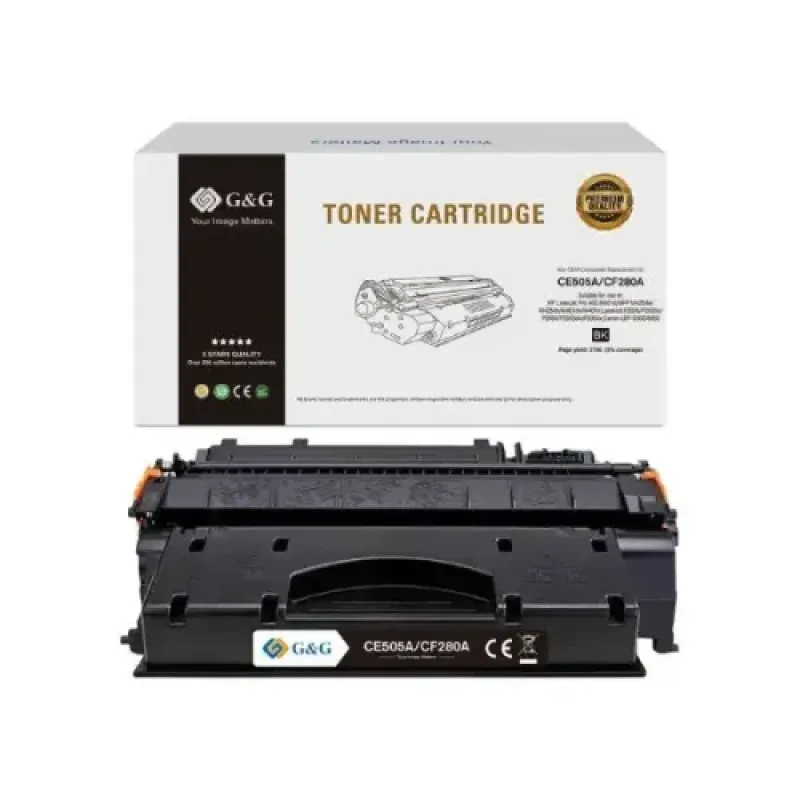 G&G CE505A Black Universal Toner G&G CE505A Black Universal Toner