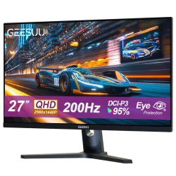 GEESUU BlazeWheel MG270L2Q 27" 200Hz 2K QHD IPS Gaming Monitor