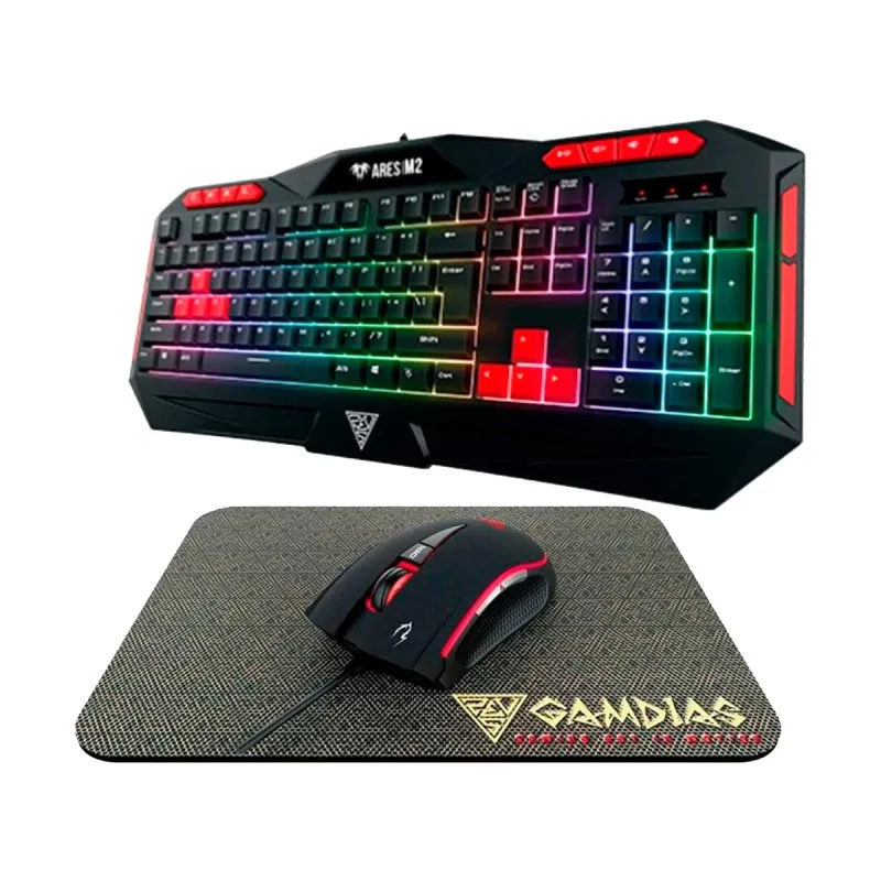 Gamdias ARES M2 Gaming Keyboard, Mouse and Mouse Mat Combo