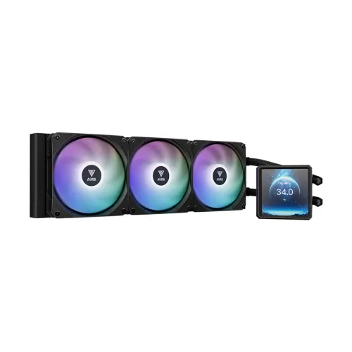 Gamdias AURA GL360 LCD ARGB All-in-One Liquid CPU Cooler With Display