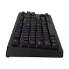 Gamdias HERMES M7 HYBRID RGB Red Switch Tri-Mode Mechanical Keyboard With Display