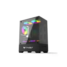 T-Wolf Ice Cooler X5 ARGB M-ATX Mid Tower Gaming Casing