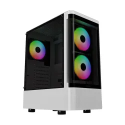 Gamdias TALOS E3 CG WH ARGB ATX Mid-Tower Gaming Casing