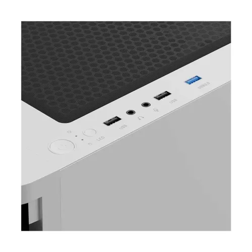 Gamdias TALOS E3 CG WH ARGB ATX Mid-Tower Gaming Casing