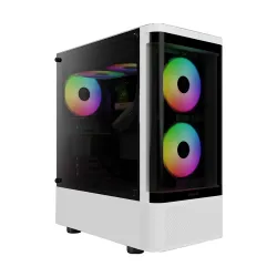 Gamdias TALOS E3 CG WH ARGB ATX Mid-Tower Gaming Casing