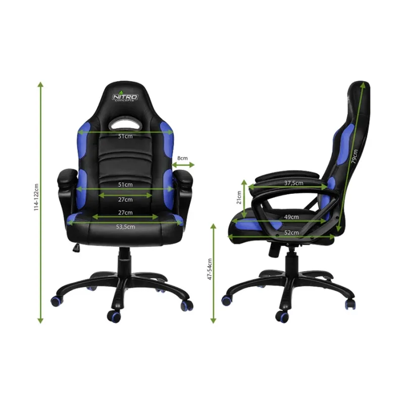 Gamemax GCR07 Gaming Chair Blue