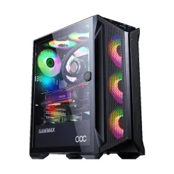 GameMax Brufen C1 Black Mid Tower E-ATX Gaming Casing